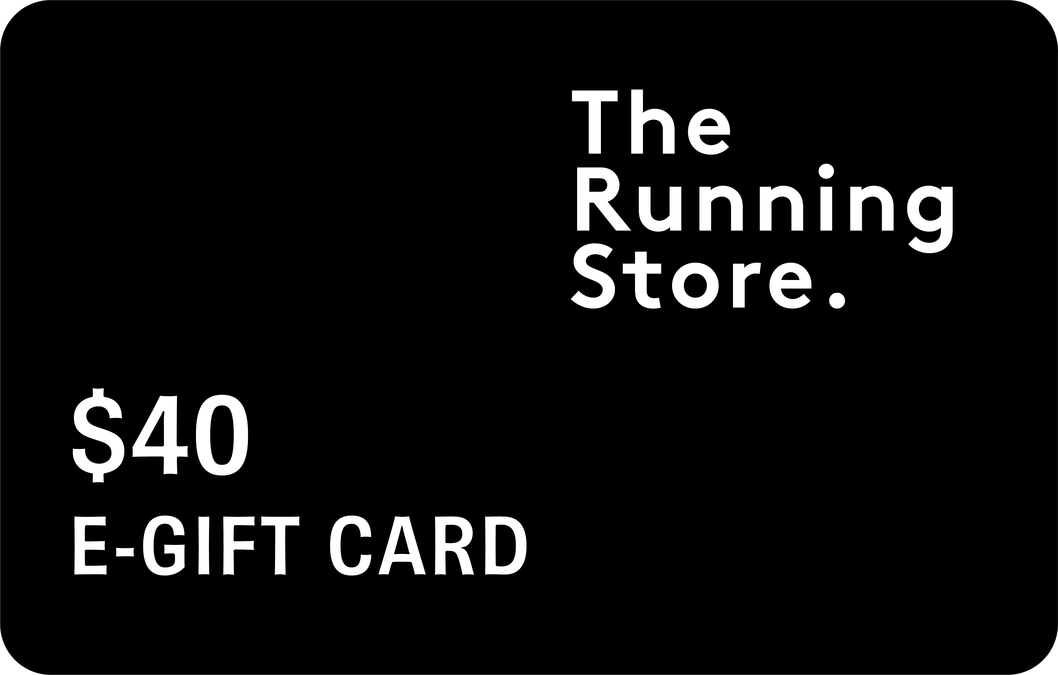 The Running Store E-Gift Card