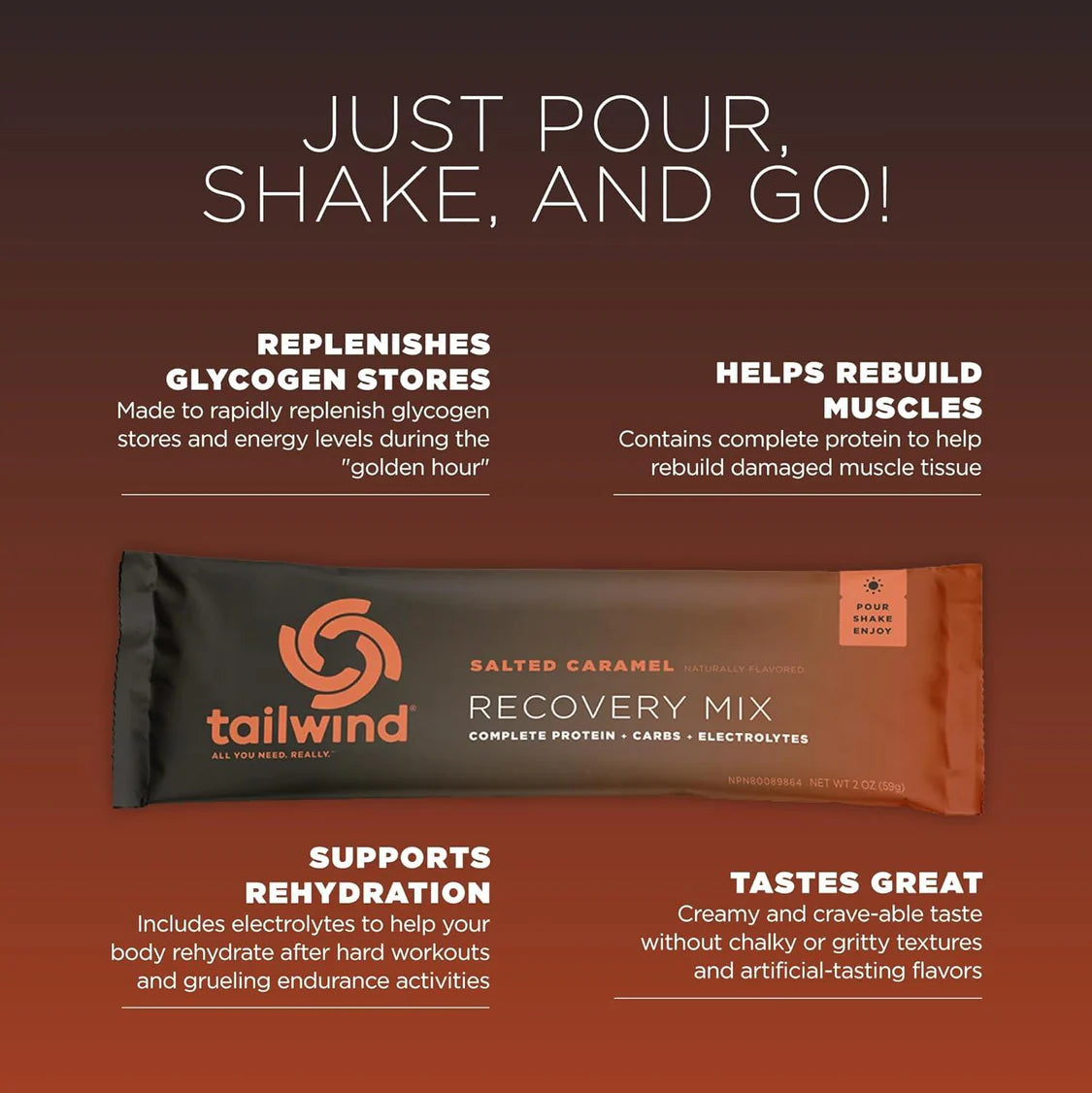 TAILWIND RECOVERY MIX - SALTED CARAMEL